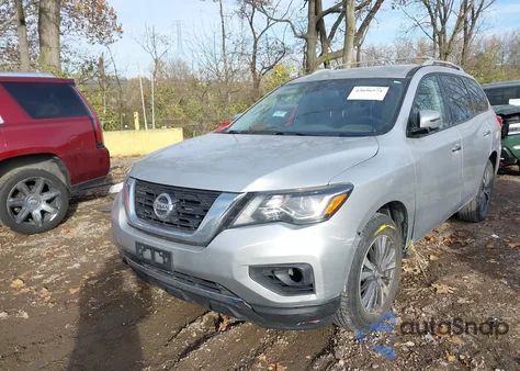 2019 Nissan Pathfinder Sl из США, поврежденный, VIN 5N1DR2MM2KC646587